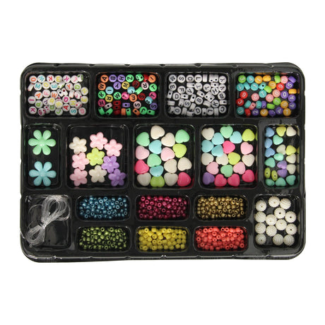 Ensemble de perles pour la fabrication de bijoux pastel métallique