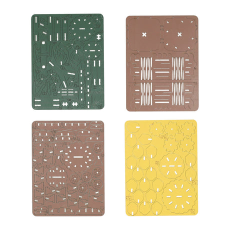 Lobbes jouets par exemple Lobbes kit de construction en bois tournesols 3D - jouets créatifs 121 pcs.