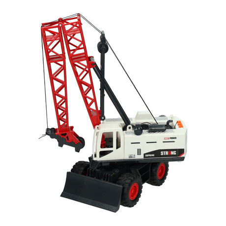 Camion-grue de construction Lobbes avec son léger
