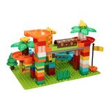Blocs de construction piste de balle musicale jungle - 109 pcs.
