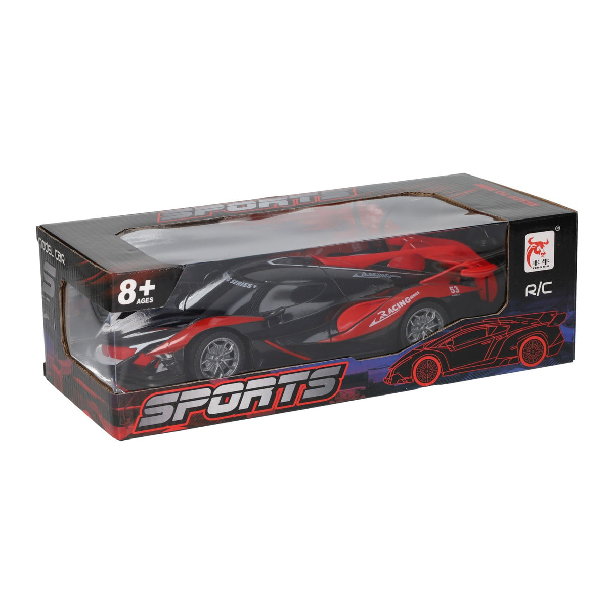 Voiture de course rouge RC