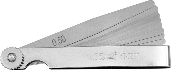 Yato spleet 100mm 10 sheet 0.05-0.5mm