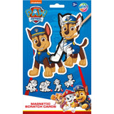 Groupe d'artisanat créatif aimants à gratter Paw Patrol, 12 pcs.