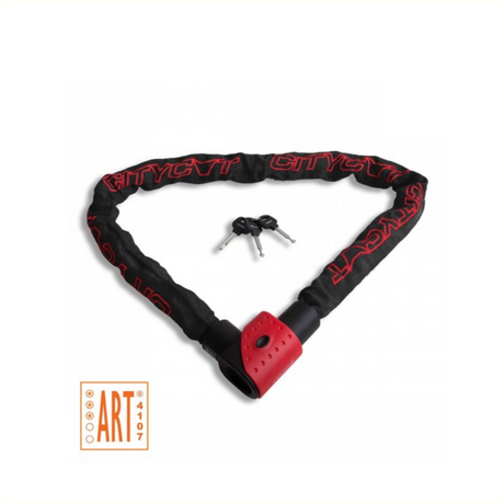 Falko import export cadenas à chaîne étoilée citycat art*** 120cm. avec housse en nylon