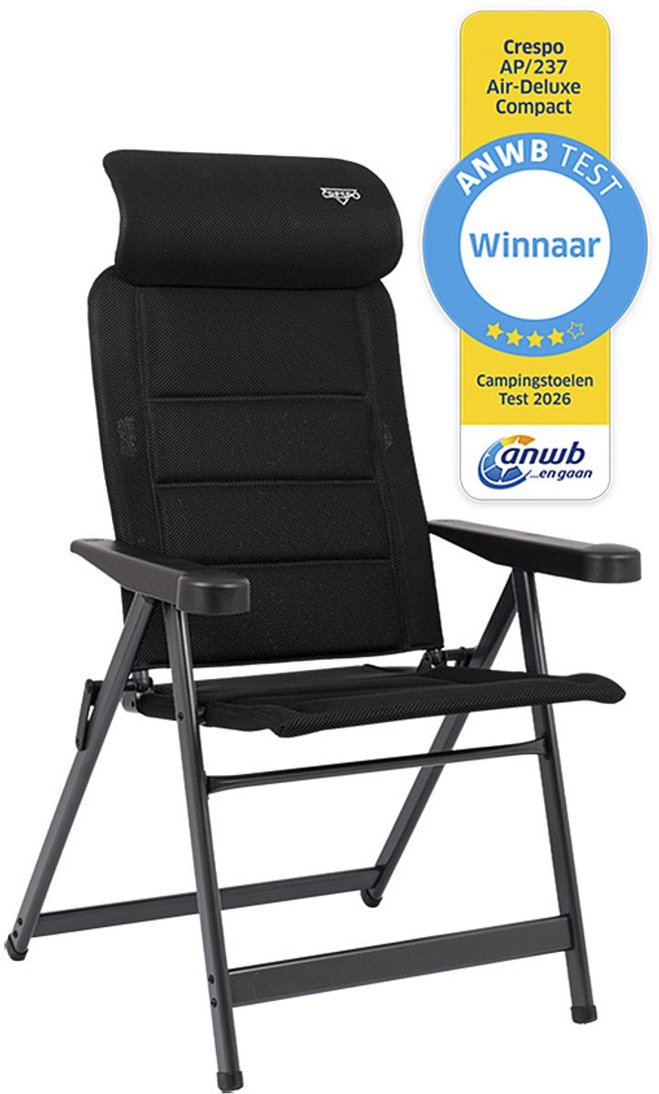Crespo - fauteuil de positionnement - m - ap 237 - air-deluxe - compact - noir