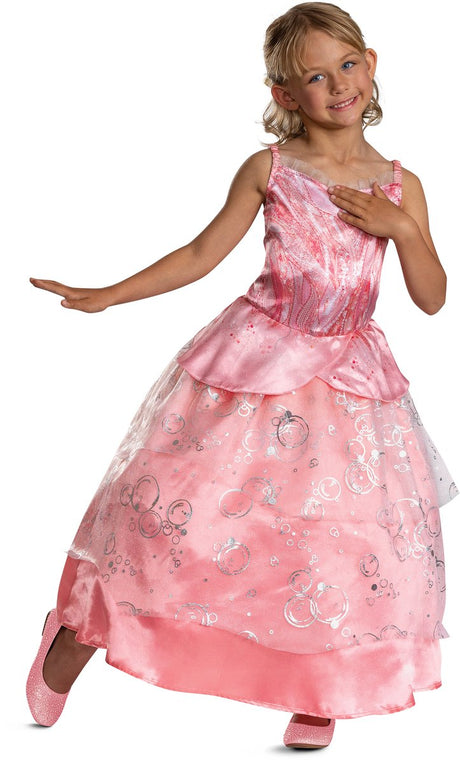 Déguisement - robe Glinda rose costume classique enfant S (4-6 ans)