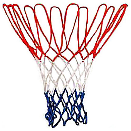 Filet de basket Engelhart rouge blanc bleu (filet ample)