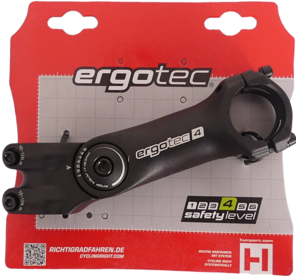 Ergotec Stem Octopus 2 por delante ajustable Ø28.6 125 31.8 mm negro