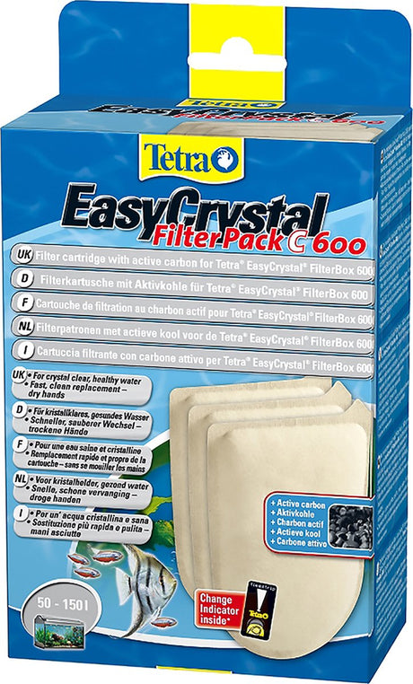 Tetra - matériau filtrant pour aquarium - aquarium - cartouche filtrante tec fb600 avec charbon de bois 7,5x13,5x23cm - 1pc