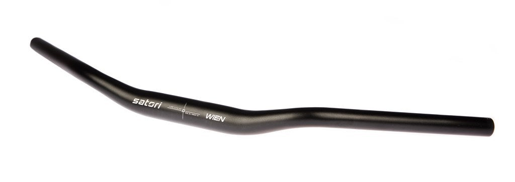 Envoyer Wien Ø31,8 b = 640 mm, 35 ° Bent - Matt Black