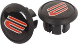 Guidon Edge silicone antidérapant - noir (2 pièces dans une boîte)