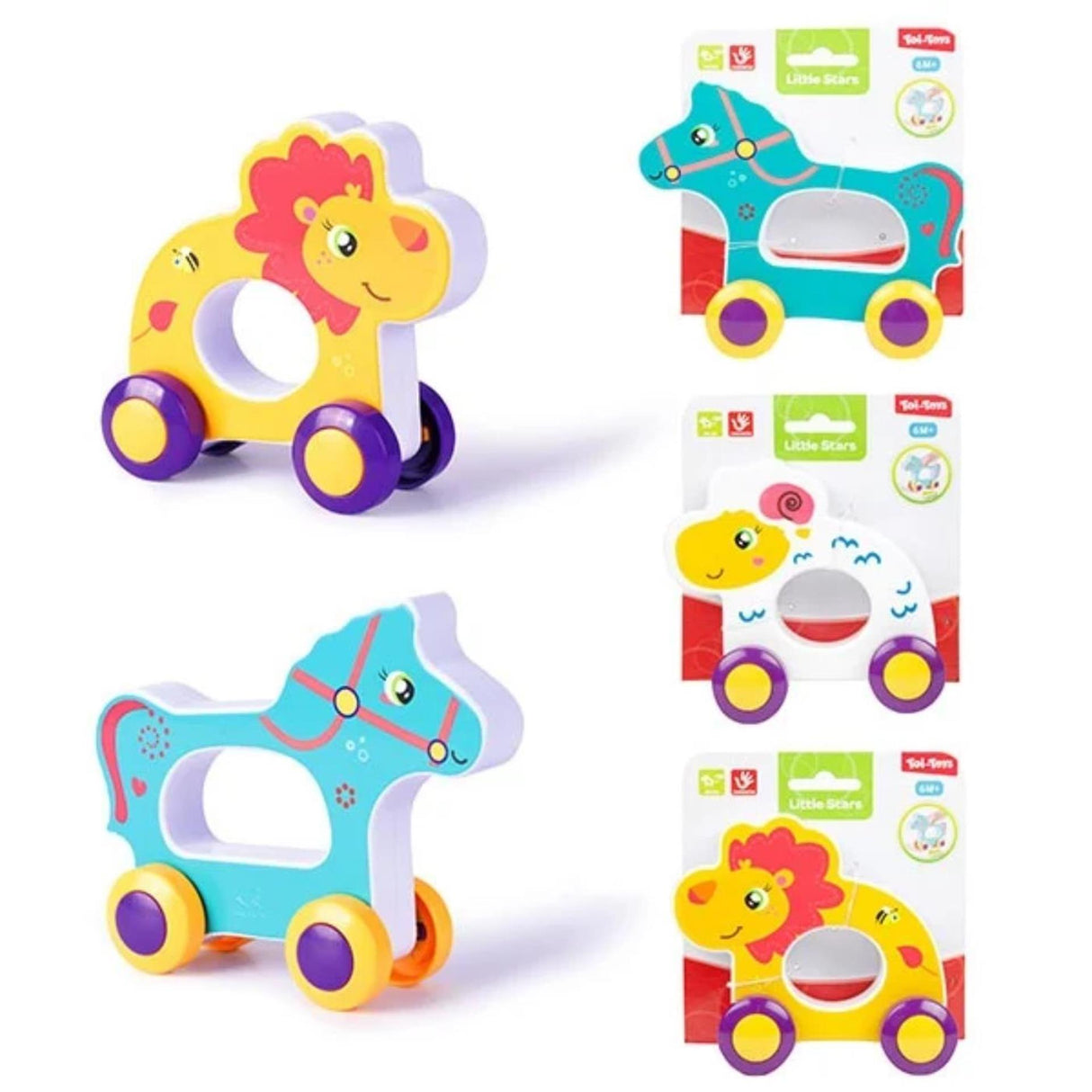 Toi-toys petites étoiles bébé pousse animal bancal