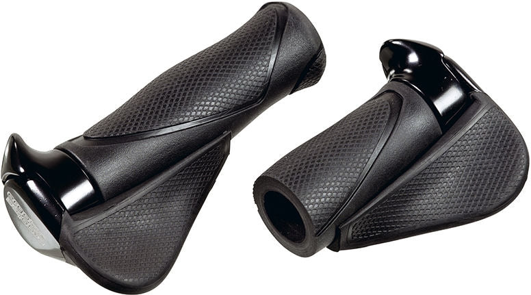 Ergotec Kraton Ergonomic Bicycle Growbar Grips Large, 130 mm, noir