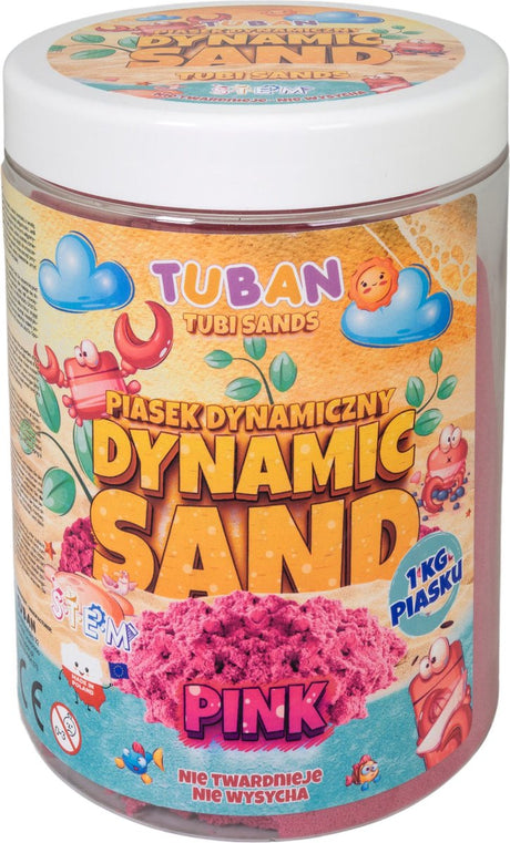Tuban - sable dynamique - sable de jeu - rose 1 kg
