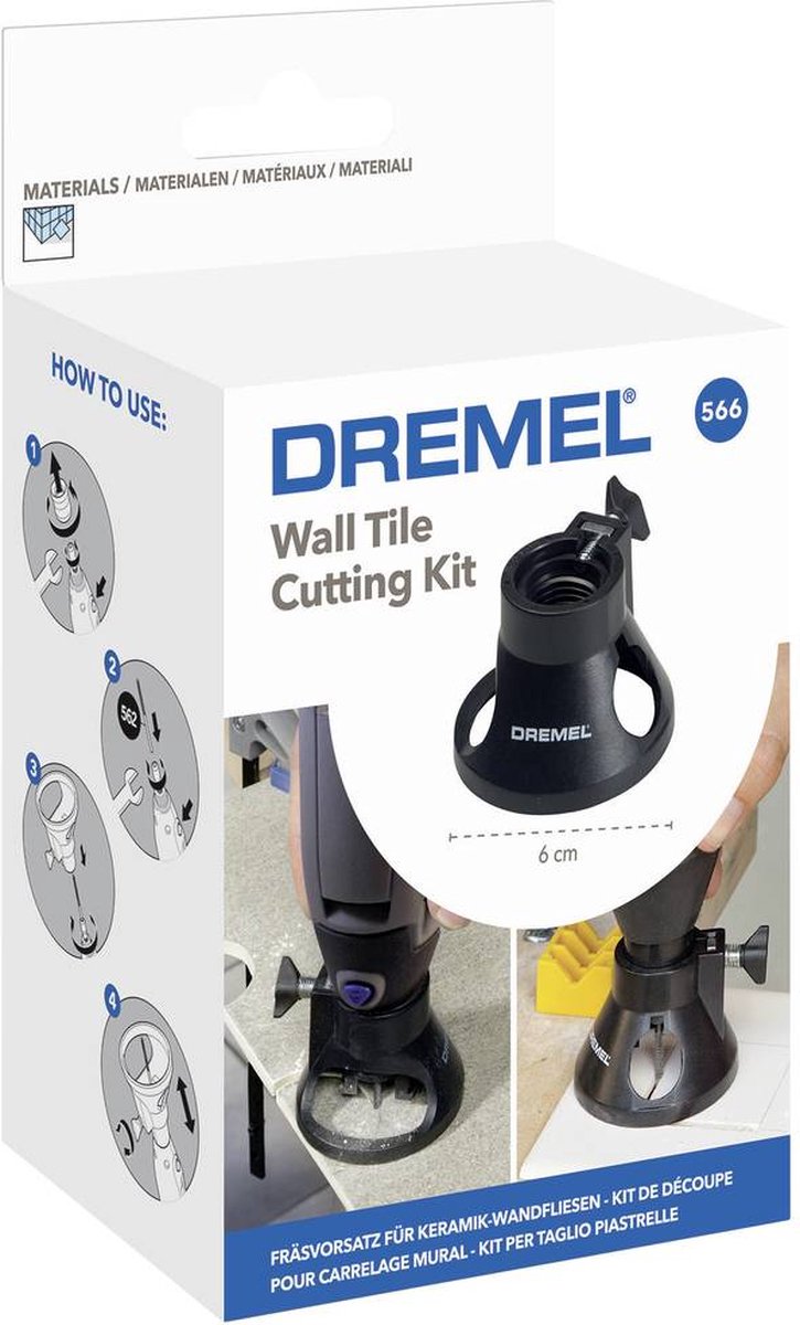 Accessoire multi-outils Dremel 566 - ensemble de coupe-carreaux muraux