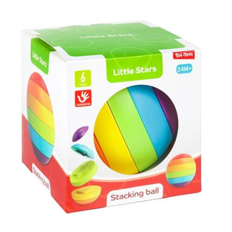 Toi-toys toi jouets petites étoiles bébé tour à empiler puzzle balle