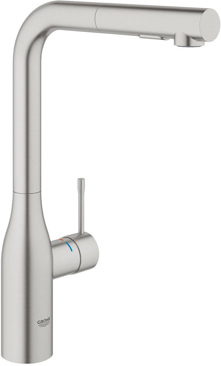 Grohe essence new robinet de cuisine - douchette extractible - acier inoxydable - 30270dc0