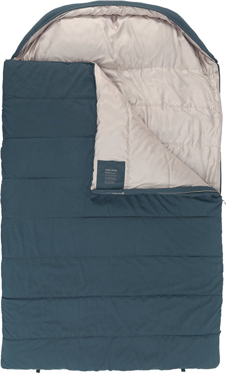 Outwell campion lux couverture de couchage double modèle +5c 2 personnes 225 x 140 cm