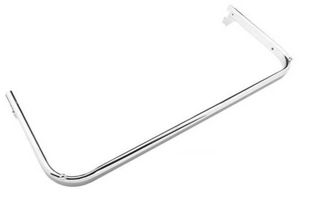 Support prêt à porter pour rack sans marque 665x250 chromé