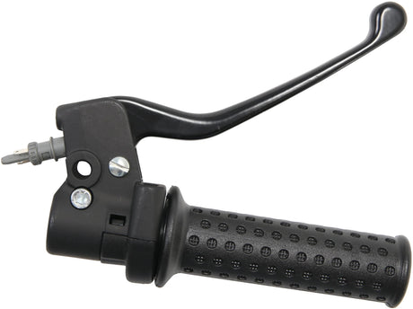 Fixation de poignée d'accélérateur Domino pour scooters, poignées d'accélérateur alu sw 1-pull, levier de frein