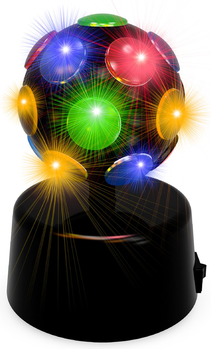 Lampes de fête - lampe disco - lumière de fête multicolore - alimentée par batterie - alimentée par USB - rotative