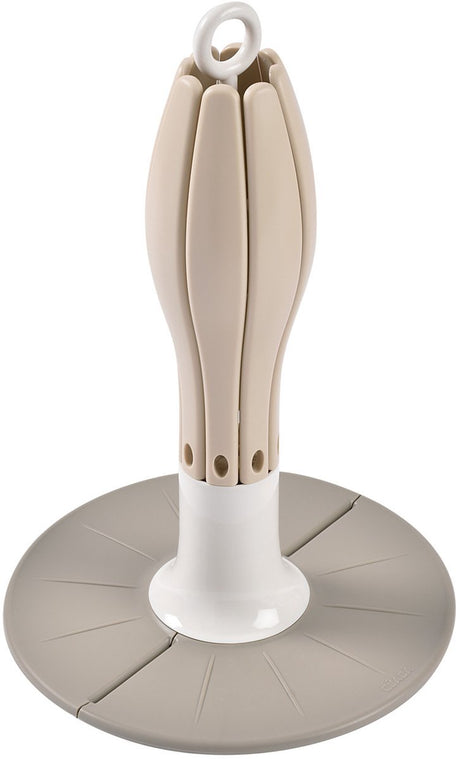 Béaba casier à biberons - égouttoir pliable - égouttoir hygiénique compact pour biberons - pour 8 accessoires biberons - beige