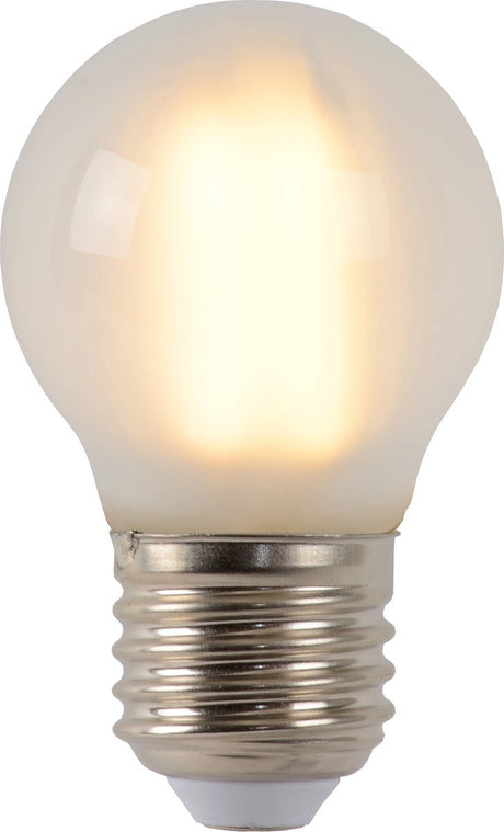 Lucide g45 - lampe à filament - ø 4,5 cm - LED dimmable - E27 - 1x4W 2700K - mat