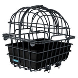 Autour du panier à vélo pour animaux Luna XL incl. système fix - noir mat