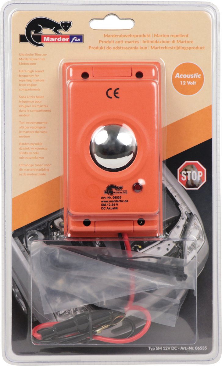 Marderfix martre control acoustique 12v - répulsif martre