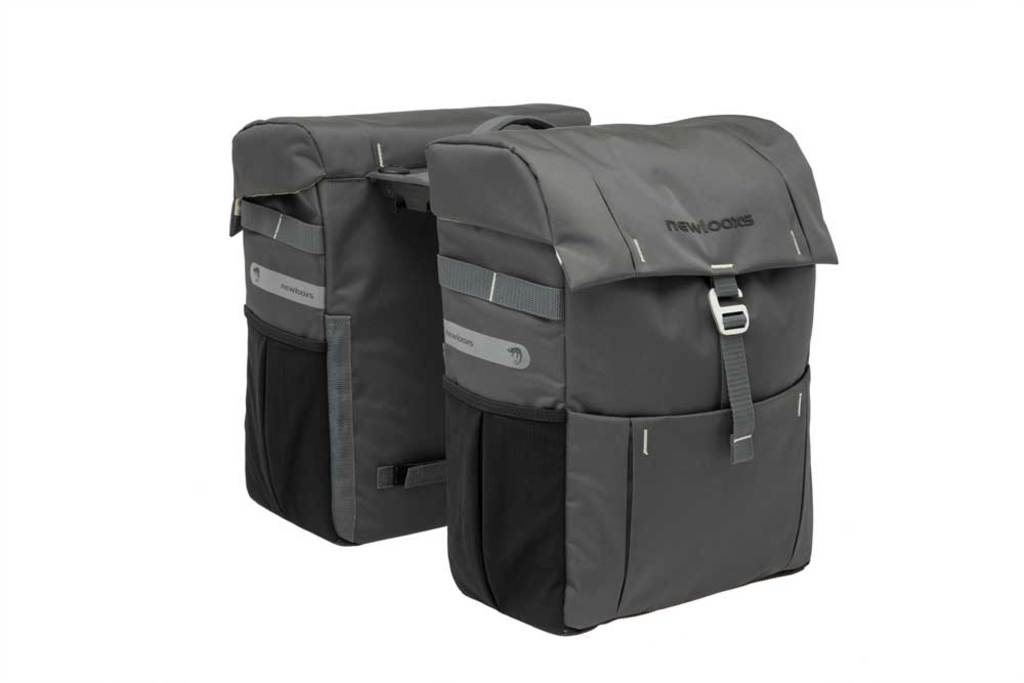 Vigo Double Bicycle Bag - Sport, Water-Disconnect, gris noir