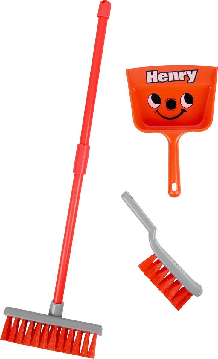 Casdon henry – balai, pelle à poussière pour enfants – jouets de nettoyage