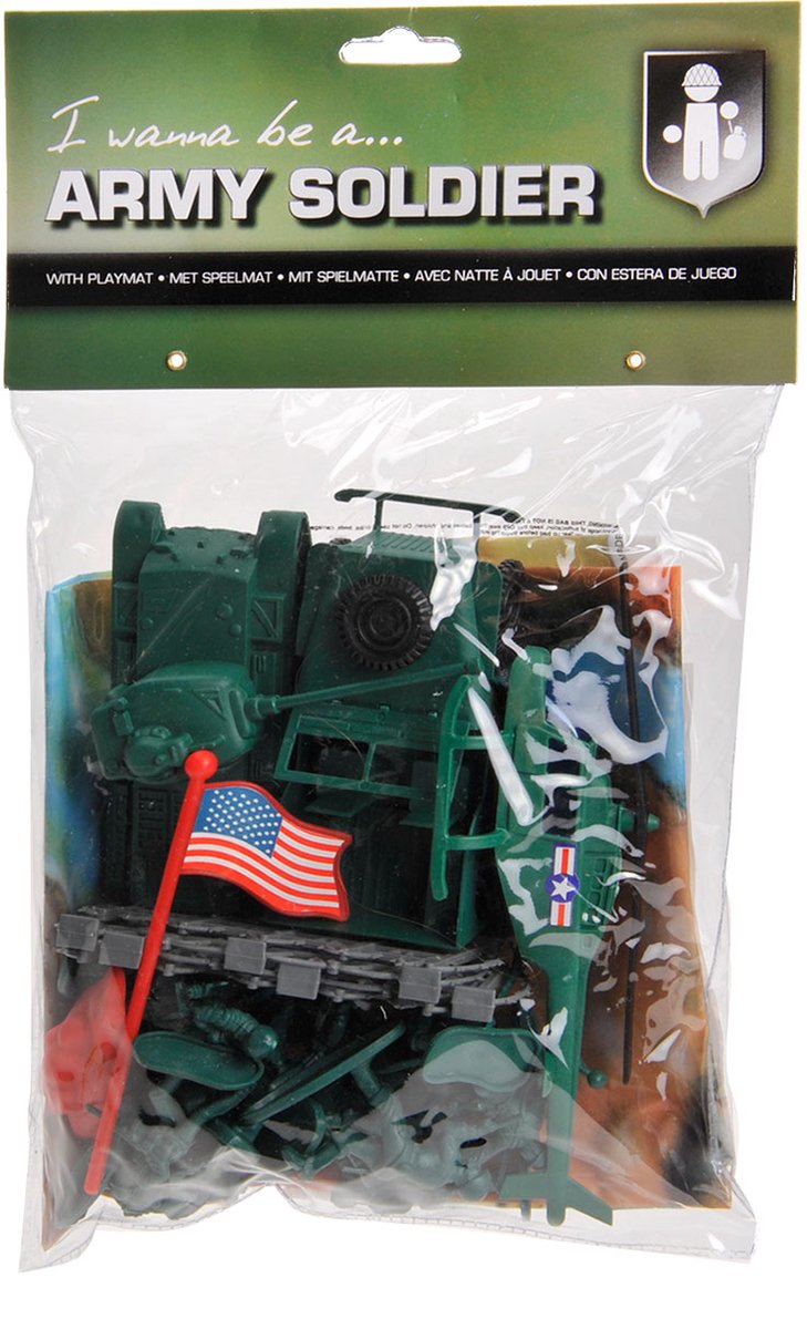 Ensemble de jeu des forces armées Johntoy avec tapis de jeu