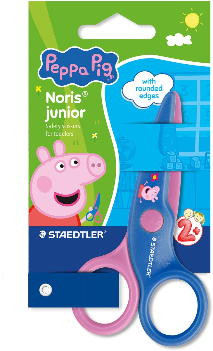 Ciseaux junior Staedtler peppa pig x noris pour les tout-petits