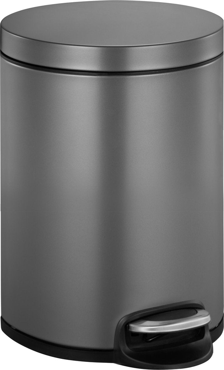 Eko vepa bins poubelle à pédale 5l platine