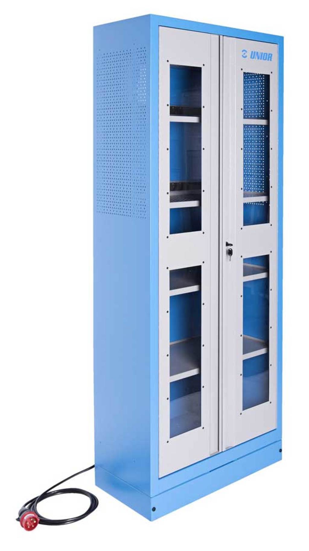 Unior grs armoire atelier point de recharge bl gris