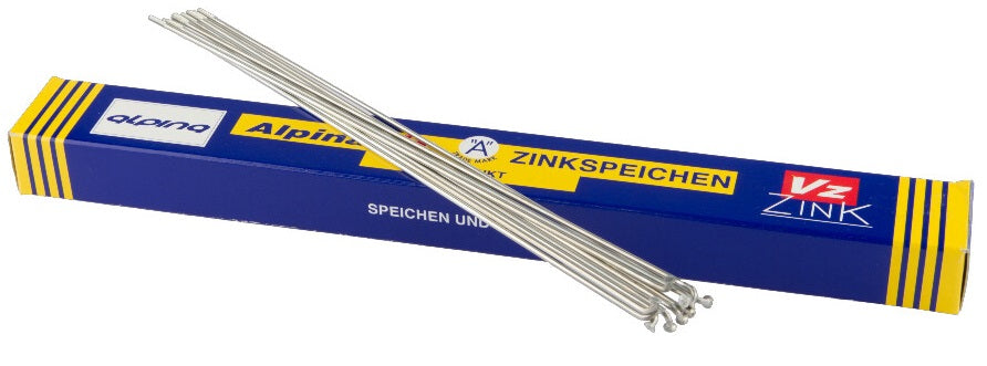 Alpina spaken 278-14 ø2.00mm fg 2.3 galvaniseret sølv (144 stykker)