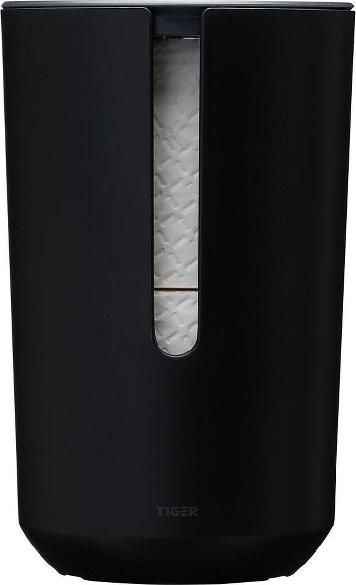 Tiger tess - porte-rouleau de rechange avec couvercle - autoportant - noir anthracite
