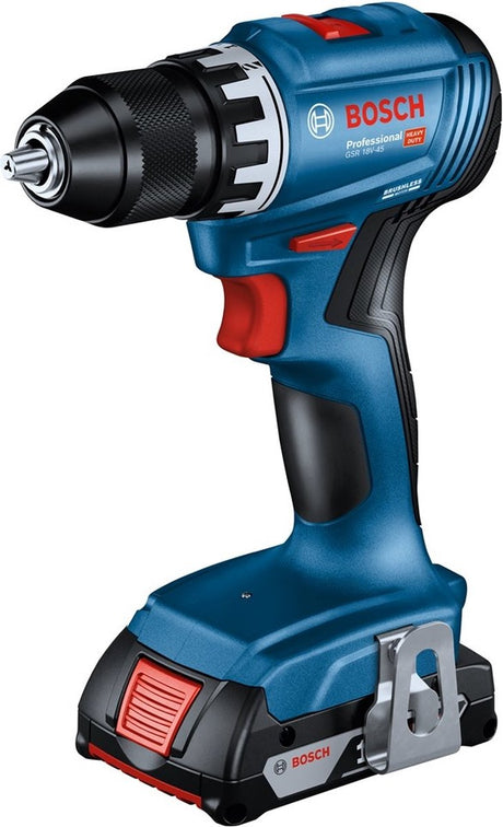 Bosch professional gsr 18v-45 accu schroefboormachine 18v 2.0ah in l-case - 06019k3202