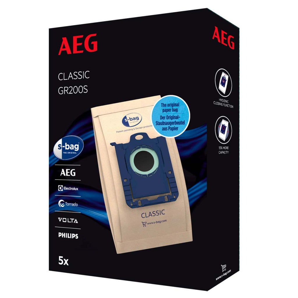 Aeg aeg 9001684787 gr200s s-bag reg; 5 stofzuigerzakken