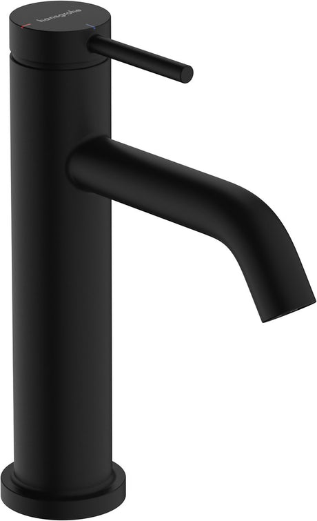 Hansgrohe tecturis s - robinet de lavabo - commande à levier unique - démarrage à froid à économie d'énergie - avec vidage automatique - taille 110 mm - noir mat