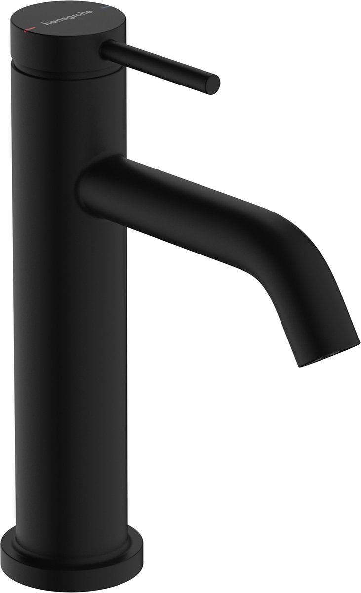 Hansgrohe tecturis s - robinet de lavabo - commande à levier unique - avec garniture de vidage - taille 110 mm - noir mat