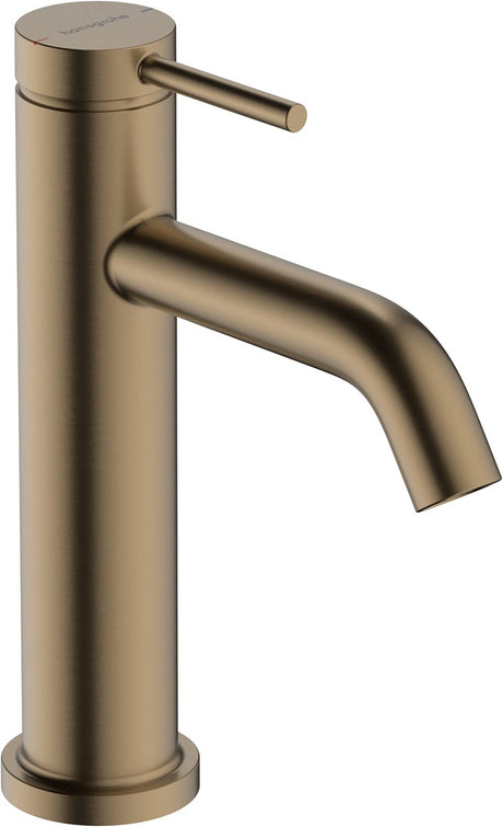 Hansgrohe tecturis s - robinet de lavabo - commande monocommande - avec garniture de vidage - taille 110 mm - bronze brossé