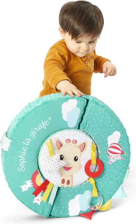 Roue d'activités Sophie la girafe - jouets bébé - développement et stimulation des bébés - dès 6 mois - multicolore