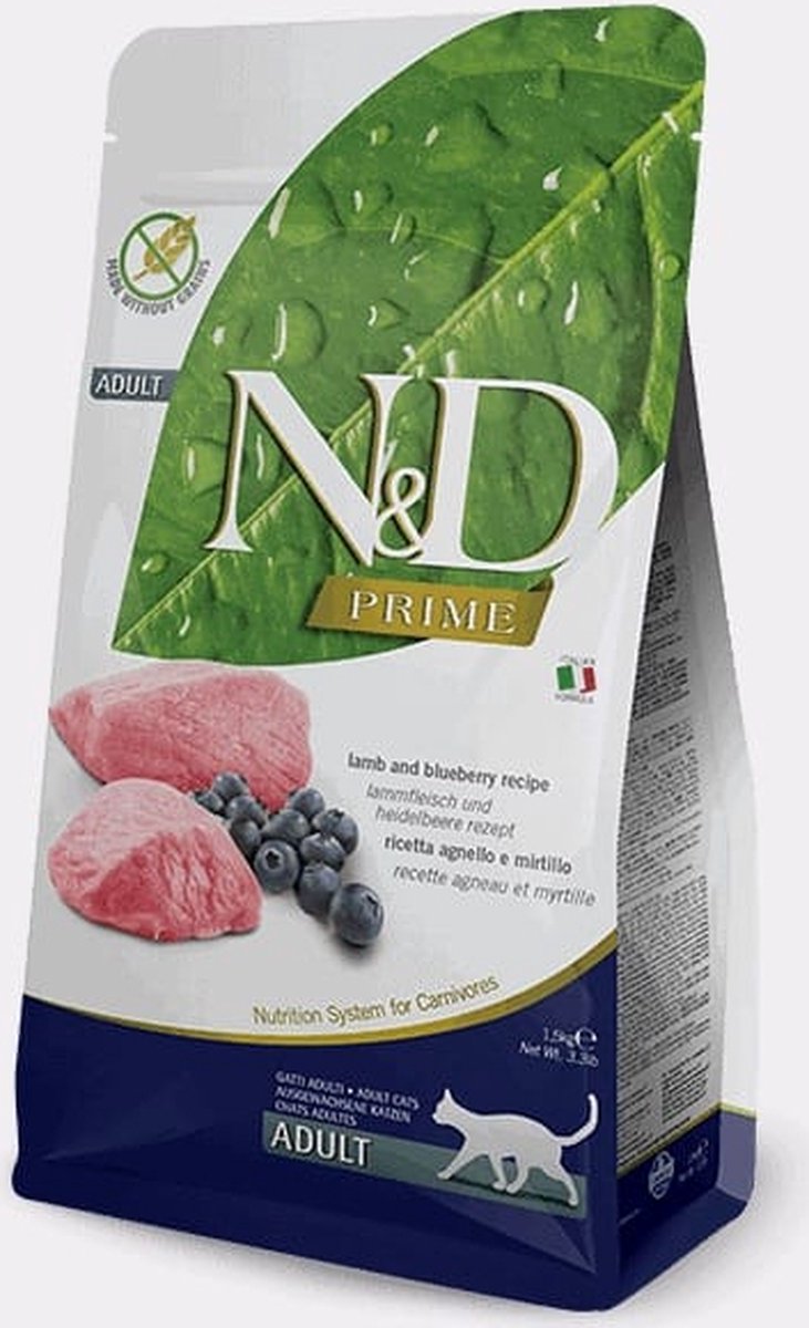 Farmina n d prime nourriture pour chat agneau 300 gr.
