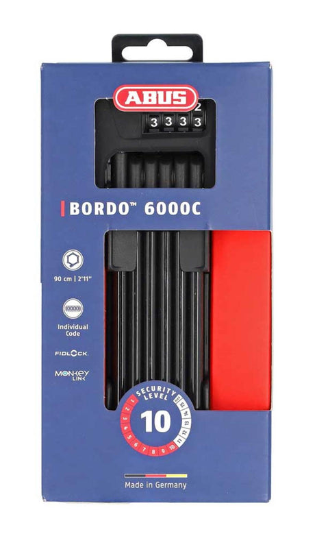 Abus serrure pliante bordo combo 6100 shfl