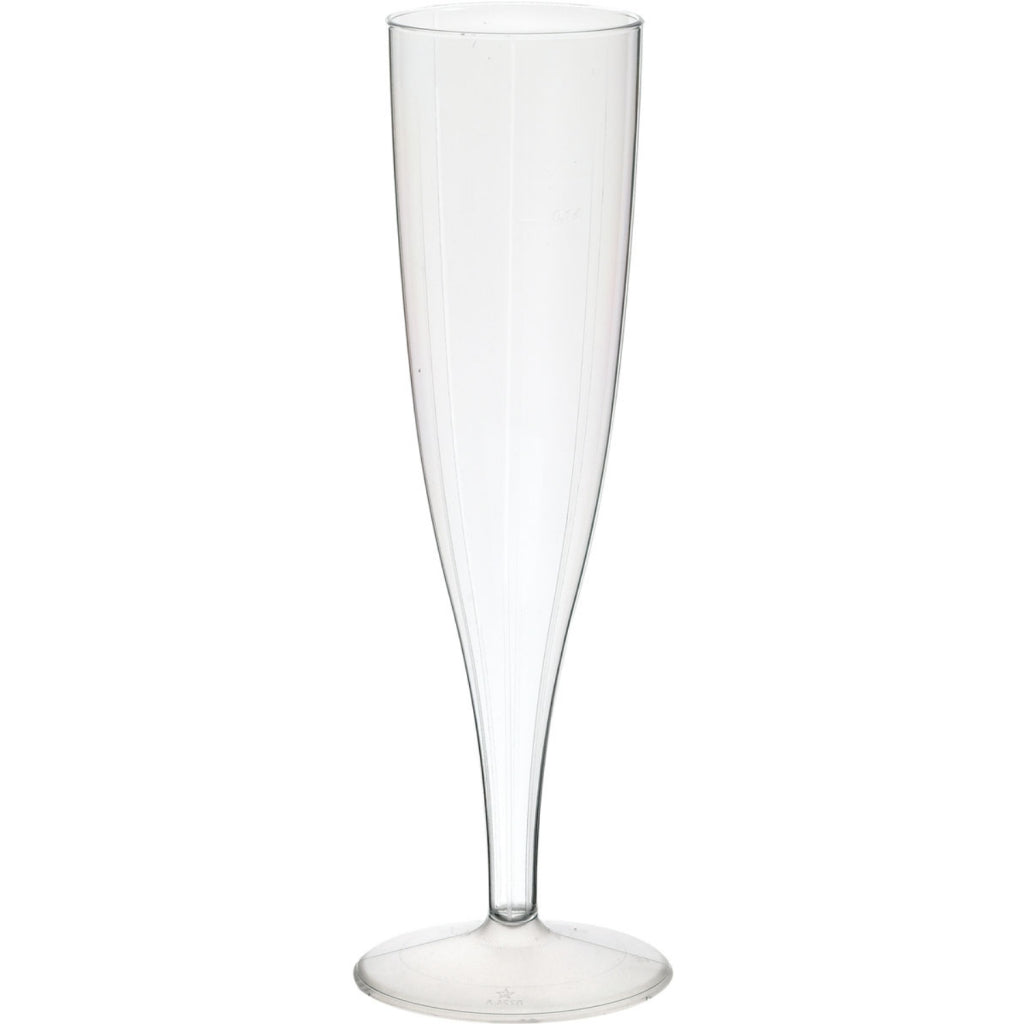 Verres à champagne Duni crystallo plastique 10 pièces | 5 pièces