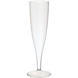 Verres à champagne Duni crystallo plastique 10 pièces | 5 pièces