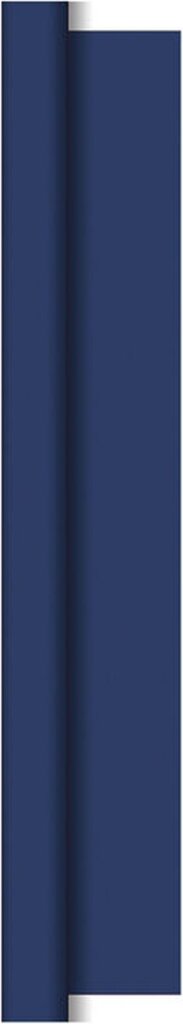 Nappe Duni damassé bleu foncé 118x800 cm