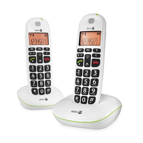 Doro téléphone easy duo téléphone blanc