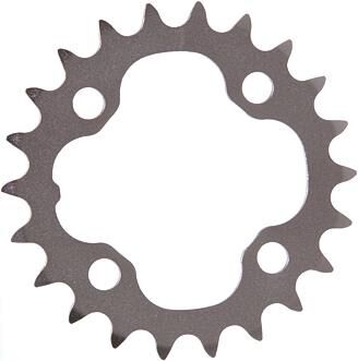 Shimano Chain Top Deore Chain Ring Rimm. Deore 22t.4-bras, 64 mm Sil.
